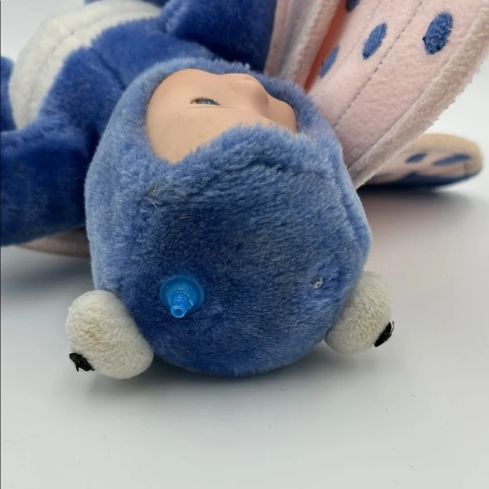 Vintage 2002 Geppeddo Cuddle kids Bethany plush Blue and Pink Butterfly